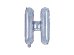 Foil Balloon Letter ''H'', 35cm, holographic