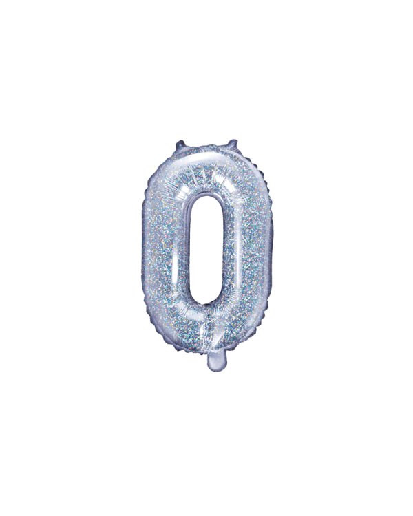 Foil Balloon Letter ''O'', 35cm, holographic