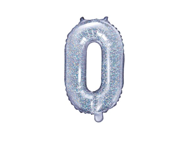 Foil Balloon Letter ''O'', 35cm, holographic
