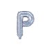Foil Balloon Letter ''P'', 35cm, holographic
