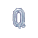 Foil Balloon Letter ''Q'', 35cm, holographic