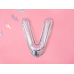 Foil Balloon Letter ''V'', 35cm, holographic