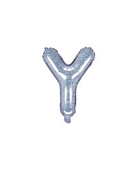 Foil Balloon Letter ''Y'', 35cm, holographic