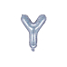 Foil Balloon Letter ''Y'', 35cm, holographic