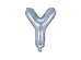 Foil Balloon Letter ''Y'', 35cm, holographic
