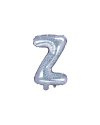 Foil Balloon Letter ''Z'', 35cm, holographic