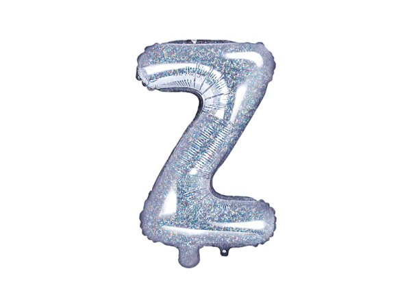 Foil Balloon Letter ''Z'', 35cm, holographic