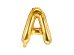 Foil Balloon Letter ''A'', 35cm, gold