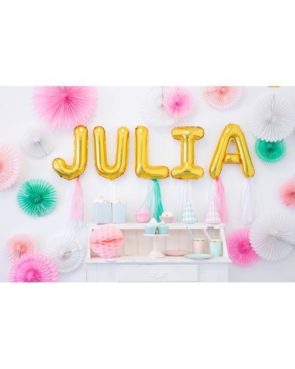 Foil Balloon Letter ''A'', 35cm, gold