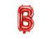 Foil Balloon Letter ''B'', 35cm, red