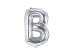 Foil Balloon Letter ''B'', 35cm, silver