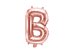 Foil Balloon Letter ''B'', 35cm, rose gold