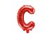 Foil Balloon Letter ''C'', 35cm, red