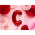 Foil Balloon Letter ''C'', 35cm, red