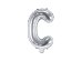 Foil Balloon Letter ''C'', 35cm, silver