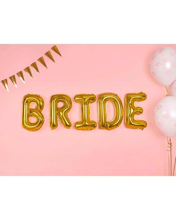 Foil Balloon Letter ''D'', 35cm, gold