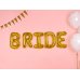 Foil Balloon Letter ''D'', 35cm, gold