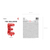 Foil Balloon Letter ''E'', 35cm, red