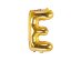 Foil Balloon Letter ''E'', 35cm, gold