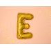 Foil Balloon Letter ''E'', 35cm, gold