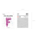 Foil Balloon Letter ''F'', 35cm, dark pink