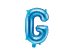 Foil Balloon Letter ''G'', 35cm, blue