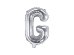 Foil Balloon Letter ''G'', 35cm, silver