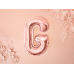Foil Balloon Letter ''G'', 35cm, rose gold