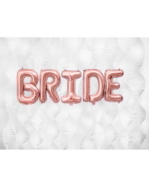 Foil Balloon Letter ''I'', 35cm, rose gold