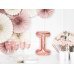 Foil Balloon Letter ''I'', 35cm, rose gold