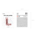 Foil Balloon Letter ''L'', 35cm, rose gold