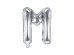 Foil Balloon Letter ''M'', 35cm, silver