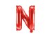 Foil Balloon Letter ''N'', 35cm, red