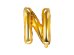 Foil Balloon Letter ''N'', 35cm, gold