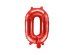 Foil Balloon Letter ''O'', 35cm, red