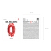 Foil Balloon Letter ''O'', 35cm, red
