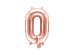 Foil Balloon Letter ''O'', 35cm, rose gold