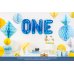 Foil Balloon Letter ''P'', 35cm, blue