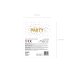 Foil Balloon Letter ''P'', 35cm, gold, 1piece