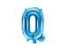 Foil Balloon Letter ''Q'', 35cm, blue