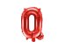 Foil Balloon Letter ''Q'', 35cm, red