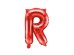 Foil Balloon Letter ''R'', 35cm, red