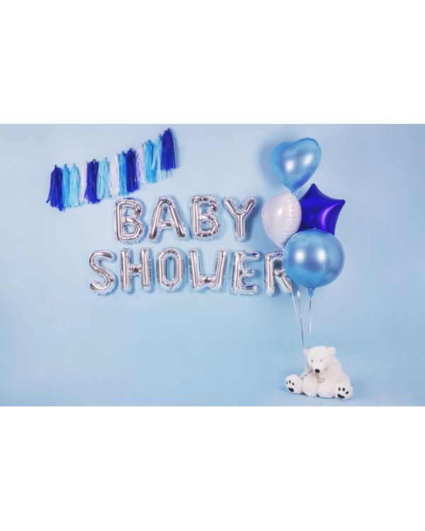 Foil Balloon Letter ''R'', 35cm, silver