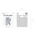 Foil Balloon Letter ''R'', 35cm, silver