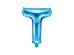 Foil Balloon Letter ''T'', 35cm, blue