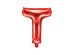 Foil Balloon Letter ''T'', 35cm, red
