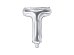 Foil Balloon Letter ''T'', 35cm, silver