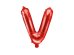Foil Balloon Letter ''V'', 35cm, red