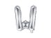 Foil Balloon Letter ''W'', 35cm, silver