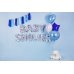 Foil Balloon Letter ''W'', 35cm, silver